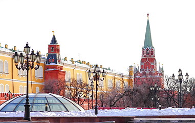 Image showing view of the Kremlin Manege Square