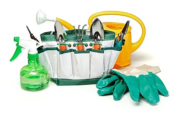 Image showing Gardening tools set