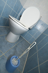 Image showing white toilet