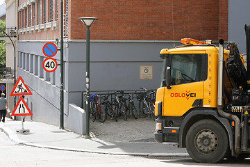 Image showing Street work