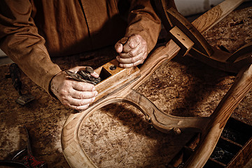 Image showing craftman at work