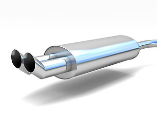 Image showing car silencer