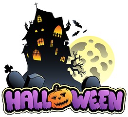 Image showing Halloween sign and image 2