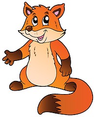 Image showing Cartoon fox