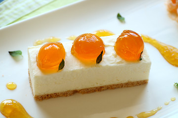 Image showing Mandarin Cheese Cake