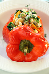 Image showing Baked Stuffed Pepper