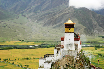 Image showing Landscape in Tibet