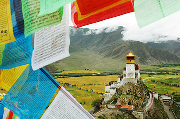 Image showing Landscape in Tibet