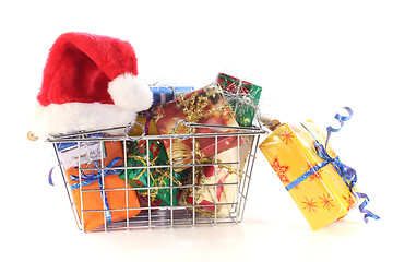 Image showing Christmas shopping