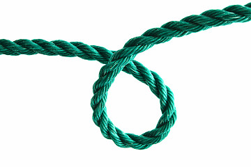 Image showing Green rope