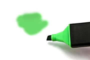 Image showing Green highlighter 