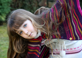 Image showing Beautiful little portrait of girl