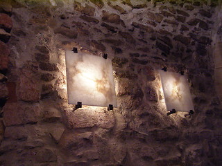 Image showing Lamps at stonewall