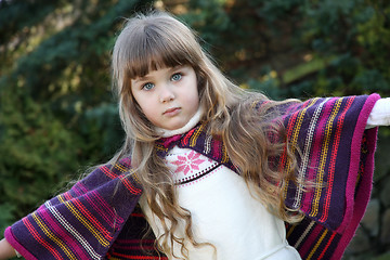 Image showing Beautiful little portrait of girl