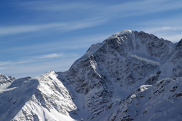 Image showing High mountains. Caucasus, Donguzorun.