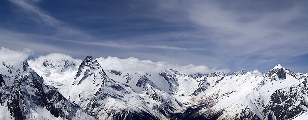 Image showing Mountain panorama