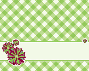Image showing checkered background in a light green color