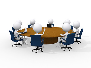 Image showing Concept of business meeting