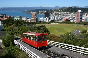 Image showing Wellington cable car