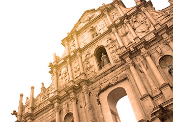 Image showing Ruins of St.Paul's in Macau. 