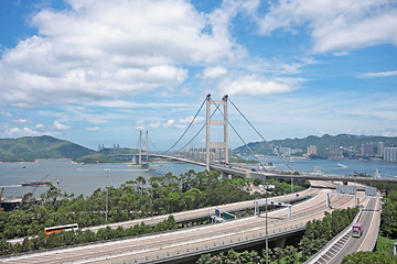 Image showing Tsing ma bridge