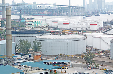 Image showing gas container and bridge 