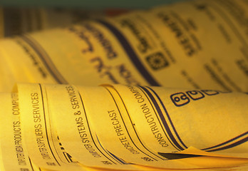 Image showing Yellow pages