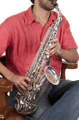 Image showing Sax Player