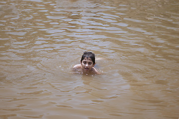 Image showing Swimming