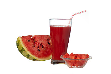 Image showing Watermelon juice