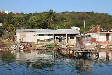 Image showing Fishing village in Cuba