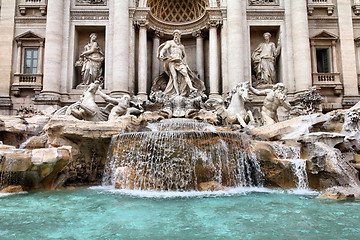 Image showing Rome - Trevi Fountain