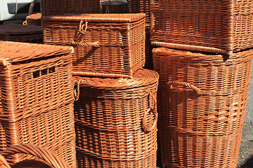 Image showing Wicker baskets