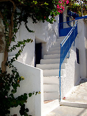 Image showing Greek village house