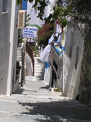 Image showing Street in Naxos Old Town