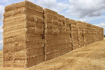 Image showing straw bale