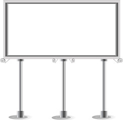 Image showing advertisement empty Billboard. Vector