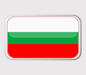 Image showing Flag of bulgaria in the form. vector