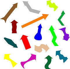 Image showing arrows set