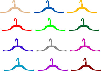 Image showing Clothes hangers