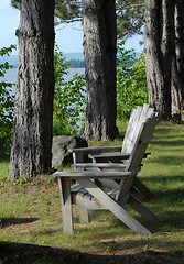 Image showing Two chairs