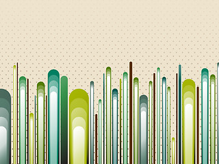 Image showing Nature Style Striped Green Background