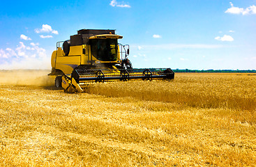 Image showing combine harvester