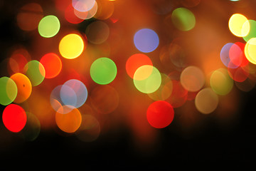 Image showing abstract color christmas background