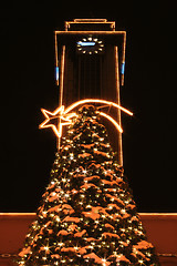 Image showing ostrava and the christmas lights