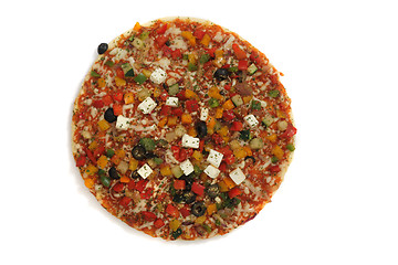 Image showing vegetable pizza 