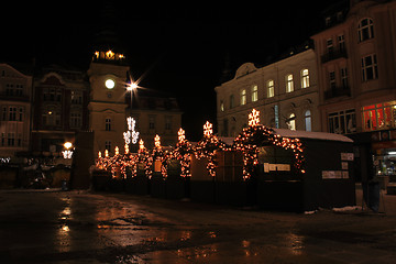 Image showing ostrava and the christmas lights