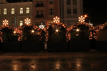 Image showing ostrava and the christmas lights