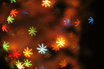 Image showing abstract color christmas background