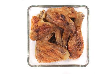 Image showing fried chicken legs